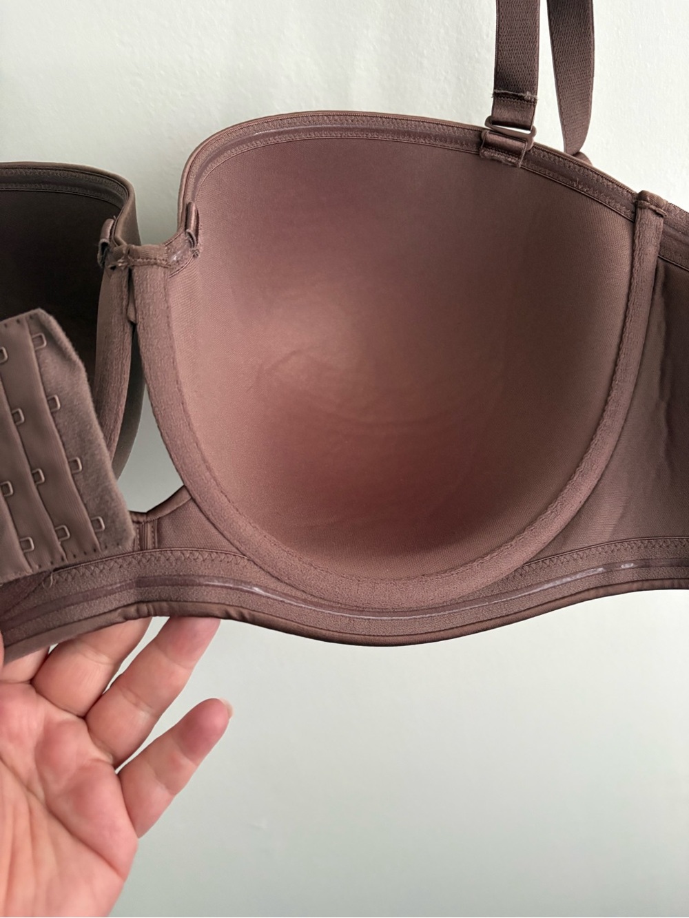 NWOT Ashley Graham x Addition Elle Convertible Strapless Bra Mocha 44G - Picture 7 of 8